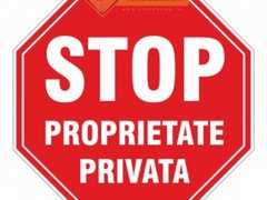 Indicatoare pentru stop si proprietate privata